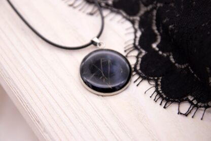 Schmuckset aus Resin/ Metall und Löwenzahnsamen – Bild 2