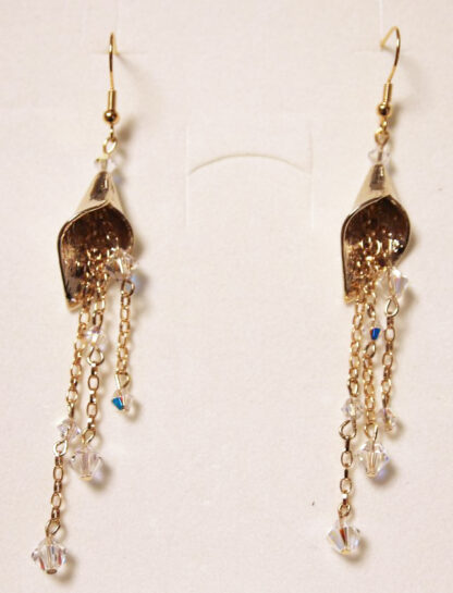 Ohrringe goldene Calla
