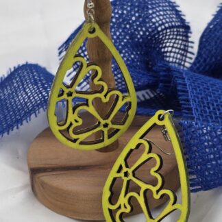 Tropfen Blumen apfelgrün