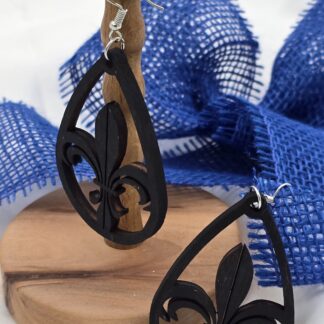 Tropfen französische Lilie schwarz