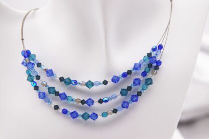 Schmuckset Blaue Kristalle – Bild 2
