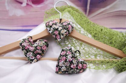 Set Lavendelherzen Rosen