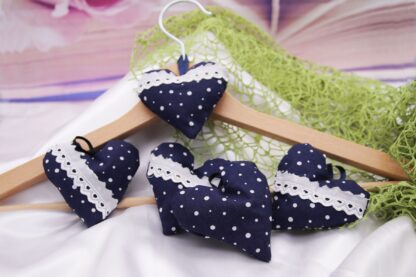 Set Lavendelherzen dunkelblau gemischt