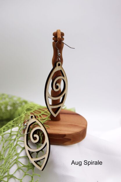 Ohrringe Augenform Spirale