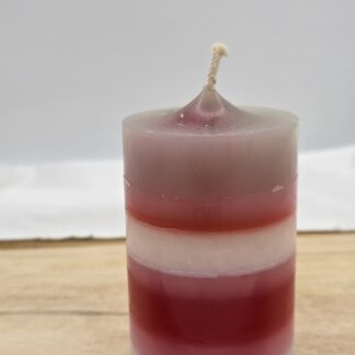 Kerze rund mehrfarbig Nr.12