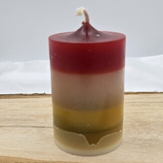 Kerze rund mehrfarbig Nr.13