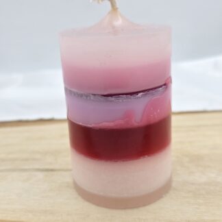 Kerze rund mehrfarbig Nr.14