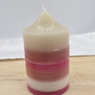 Kerze rund mehrfarbig Nr.15