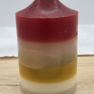 Kerze runde mehrfarbig Nr.16