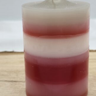 Kerze rund mehrfarbig Nr.18