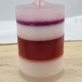 Kerze rund mehrfarbig Nr.19