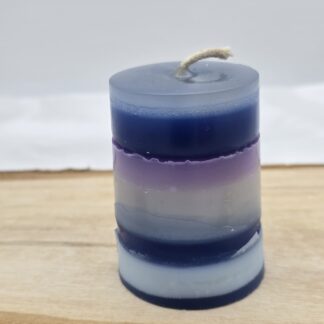 Kerze rund mehrfarbig Nr.25