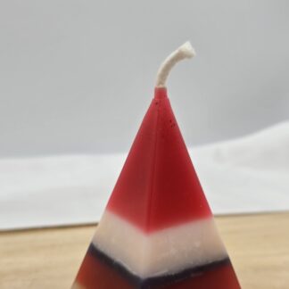 Kerze Pyramide mehrfarbig Nr.31