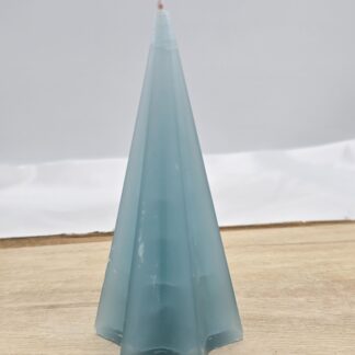 Kerze Sternkegel türkis