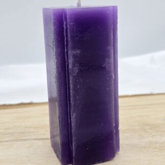 Kerze Quader violett