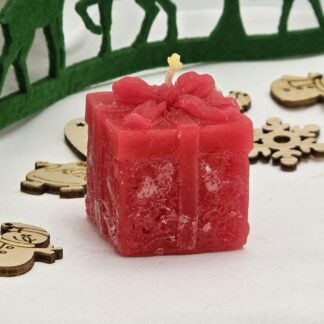 Kerze Geschenk rot