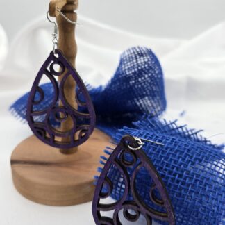 Tropfen Kreise violett