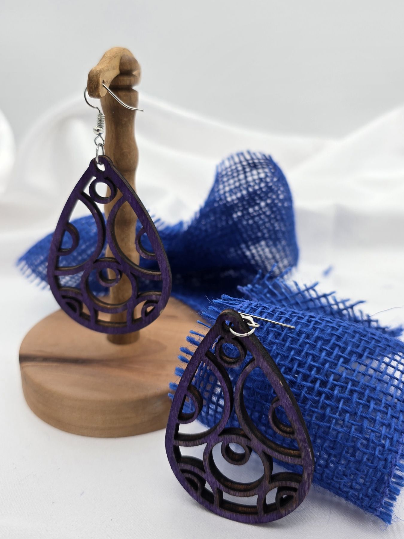 Tropfen Kreise violett