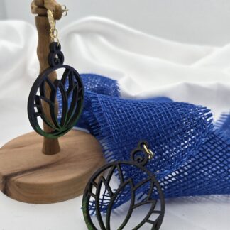 Lotusblume blau-grün