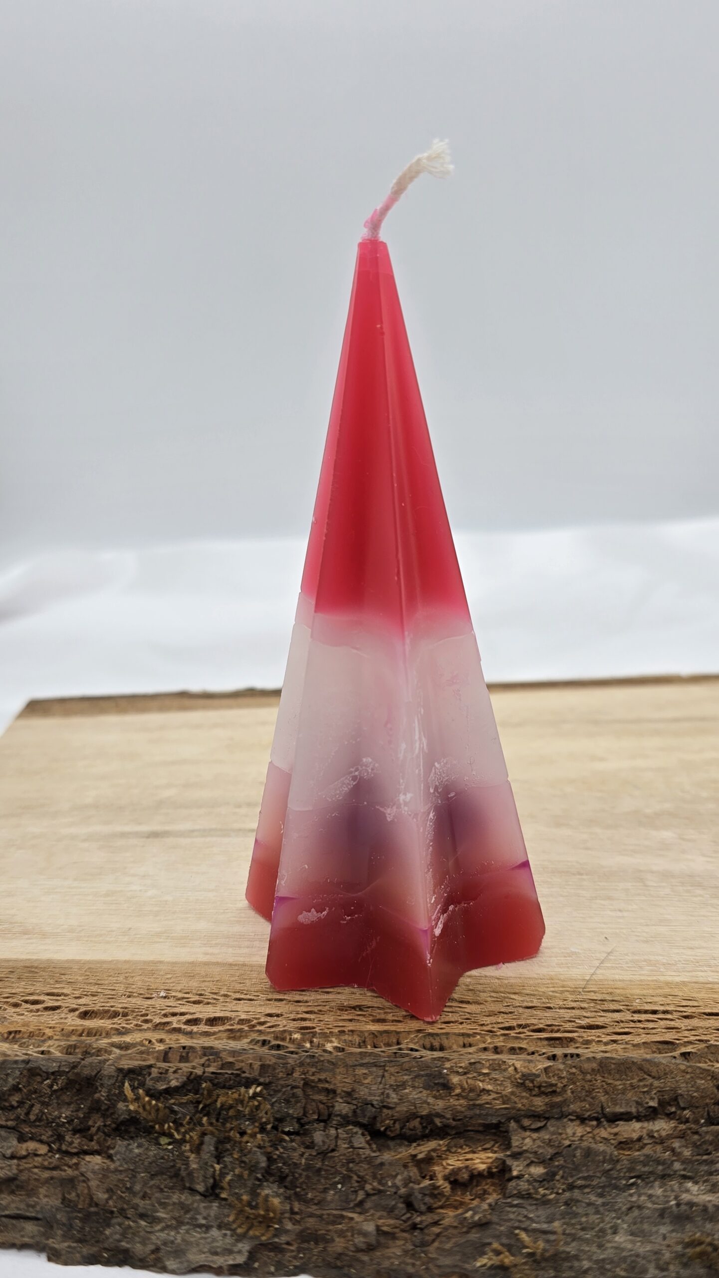 Kerze Sternkegel mehrfarbig Nr.41