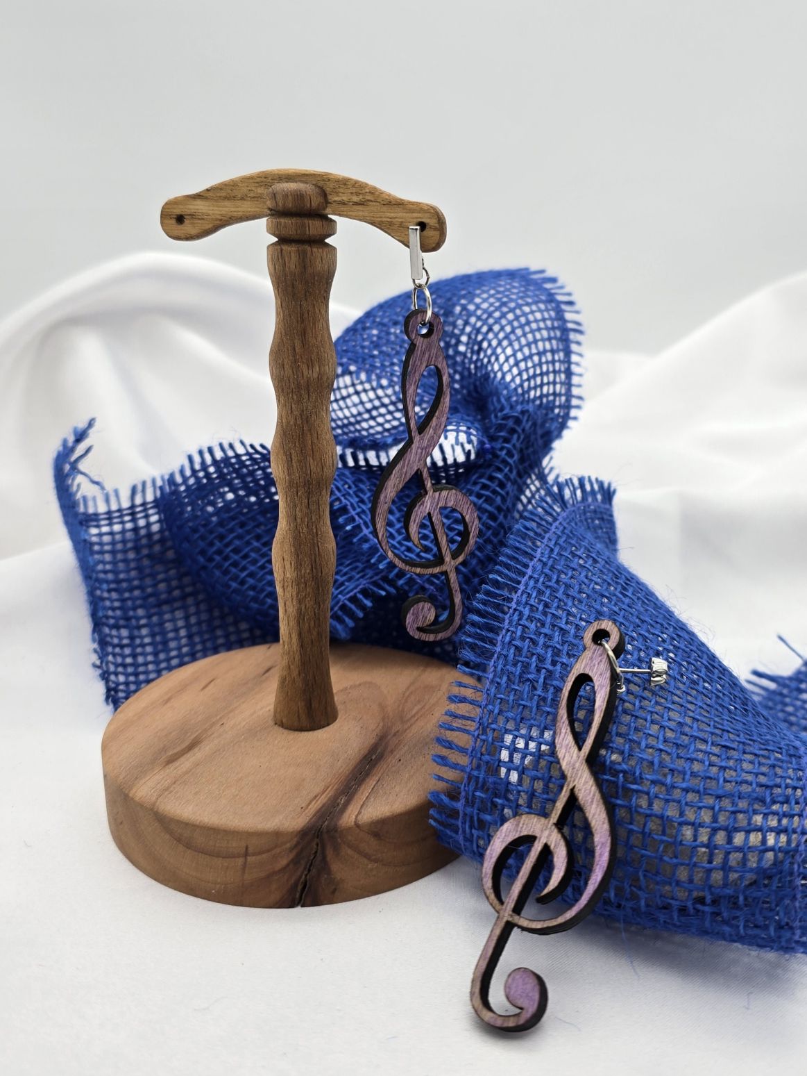 Notenschlüssel lila