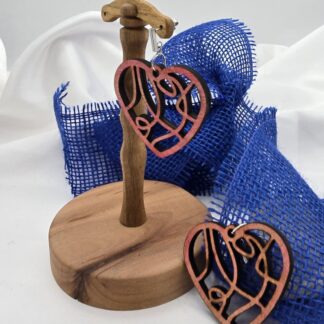 Herz mit Schlingen rose