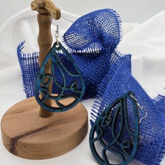 Tropfen Schlingen petrol