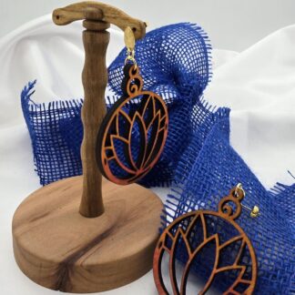 Lotusblume orange-rot