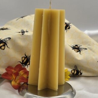 Bienenwachskerze 6er-Stern
