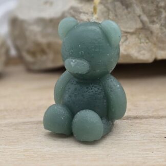 Kerze Teddy türkis