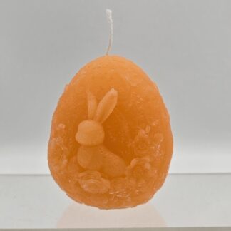 Kerze Osterei orange