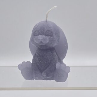 Kerze Hase Schlappohr lila