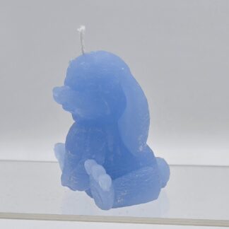 Kerze Hase Schlappohr hellblau