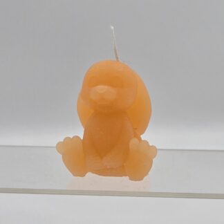 Kerze Hase Schlappohr orange
