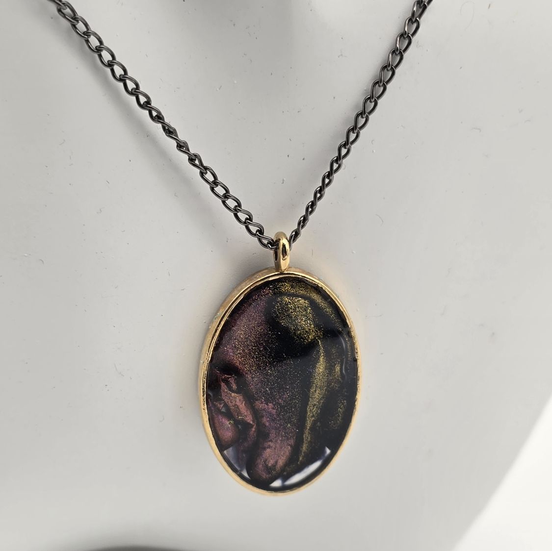 Kette oval rose