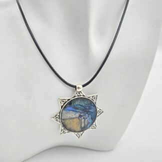 Stern Kette meeresfarben