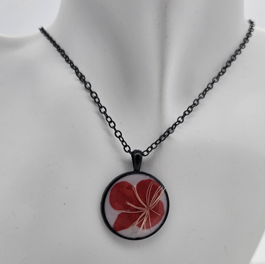 Kette mit Hortensie
