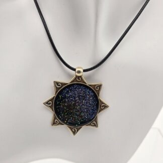 Glitzerstern Kette
