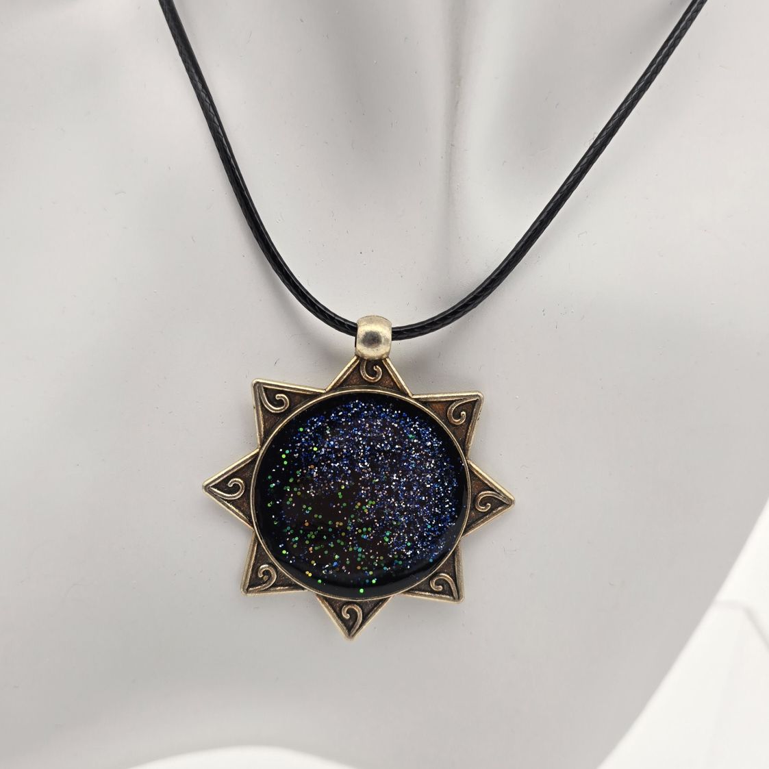 Glitzerstern Kette