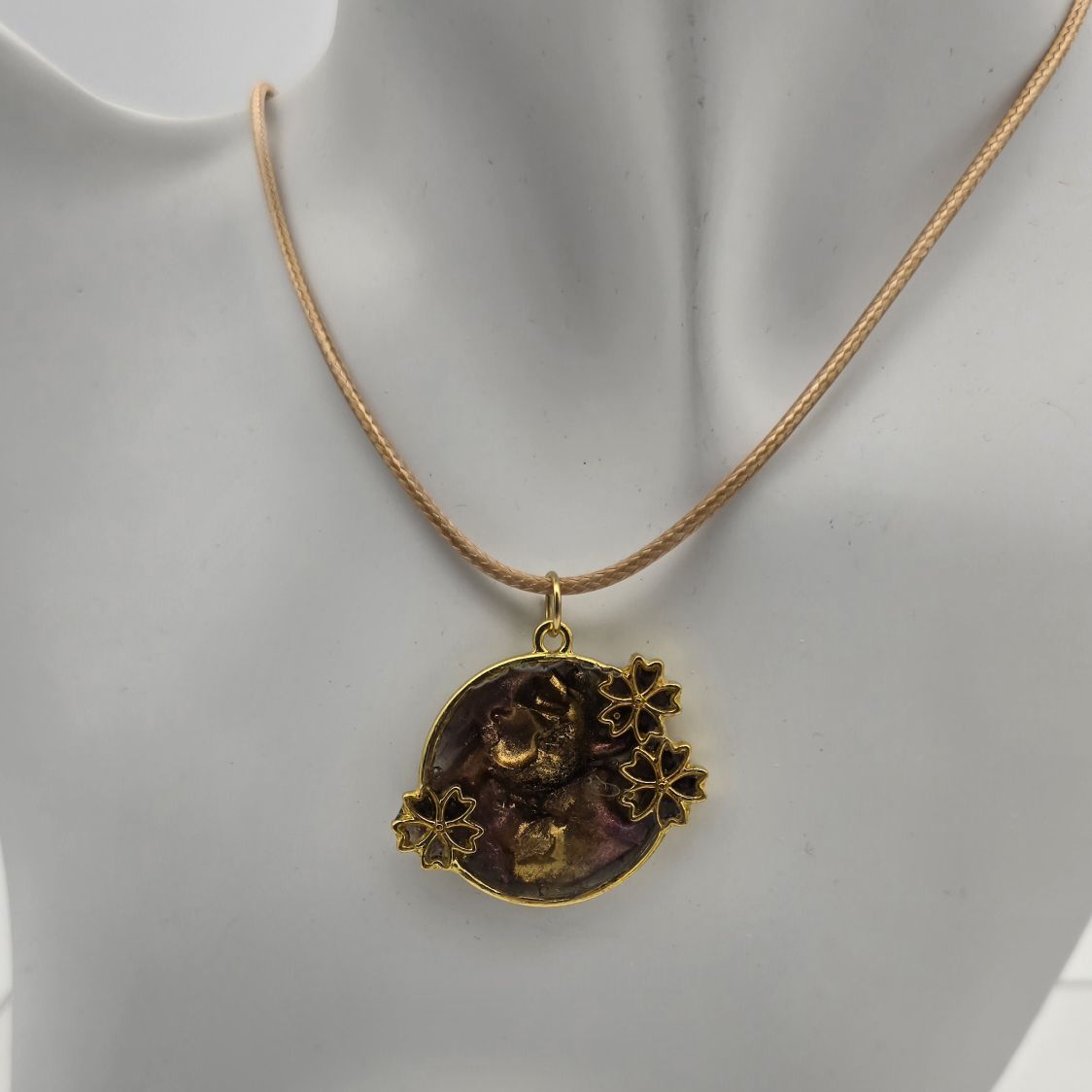 Kette Blüten rose-gold